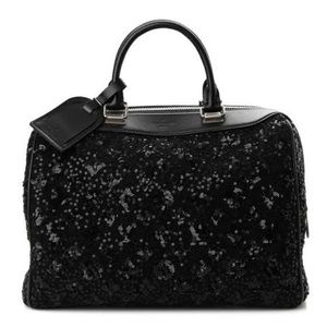****AUTHENTIC**** Louis Vuitton sequin monogram sunshine express speedy black